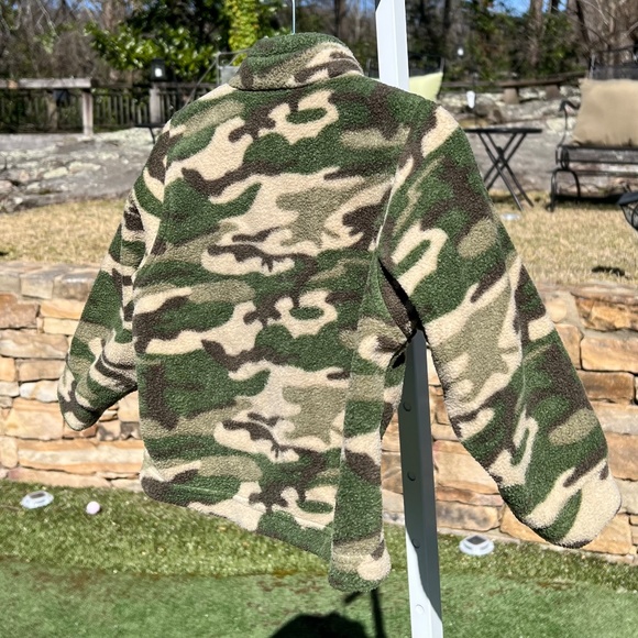 Columbia Kids Camouflage Fleece Jacket - Picture 9 of 14